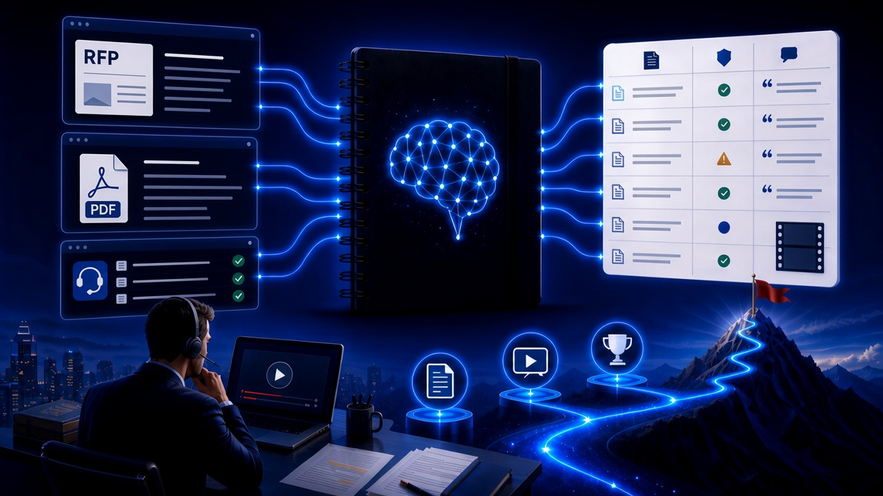 NotebookLM 咨询顾问知识库完全指南：用源本 AI 把 RFP、行业报告与访谈纪要变成可核对的项目工作台