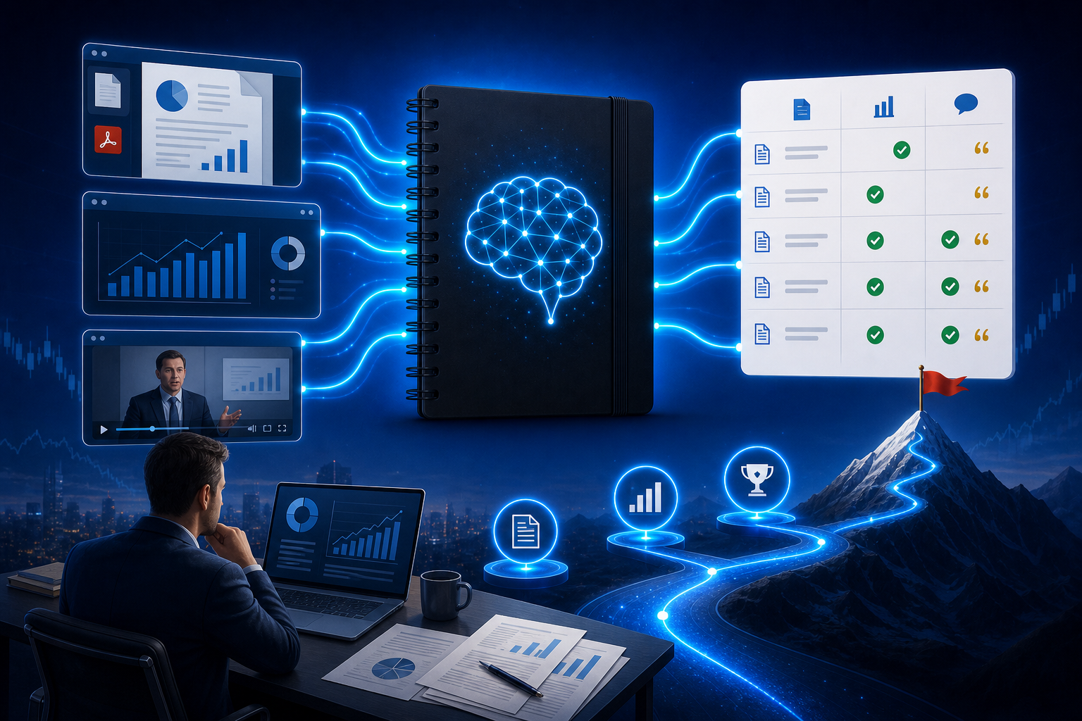 NotebookLM 投资研报与行业研究完全指南：用源本 AI 把财报、纪要与研报变成可核对的问答库