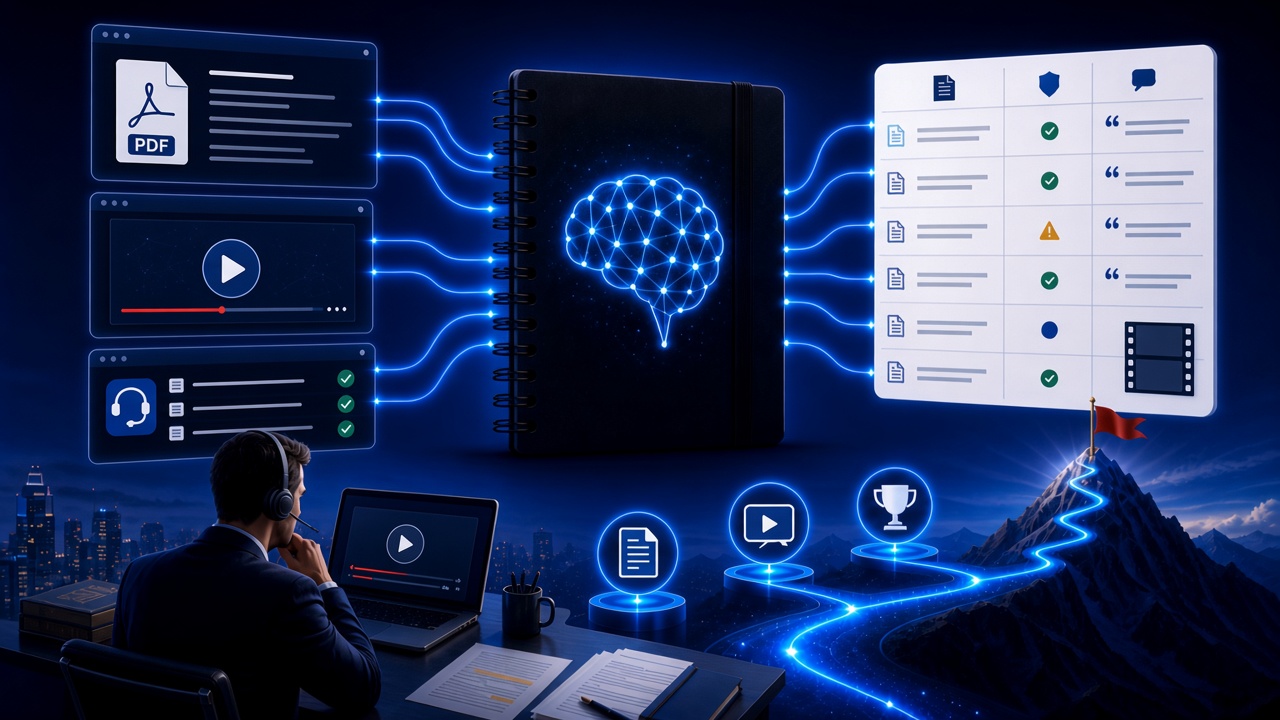 NotebookLM 视频概览完全指南：用源本 AI 把长 PDF 变成可回看的讲解短片