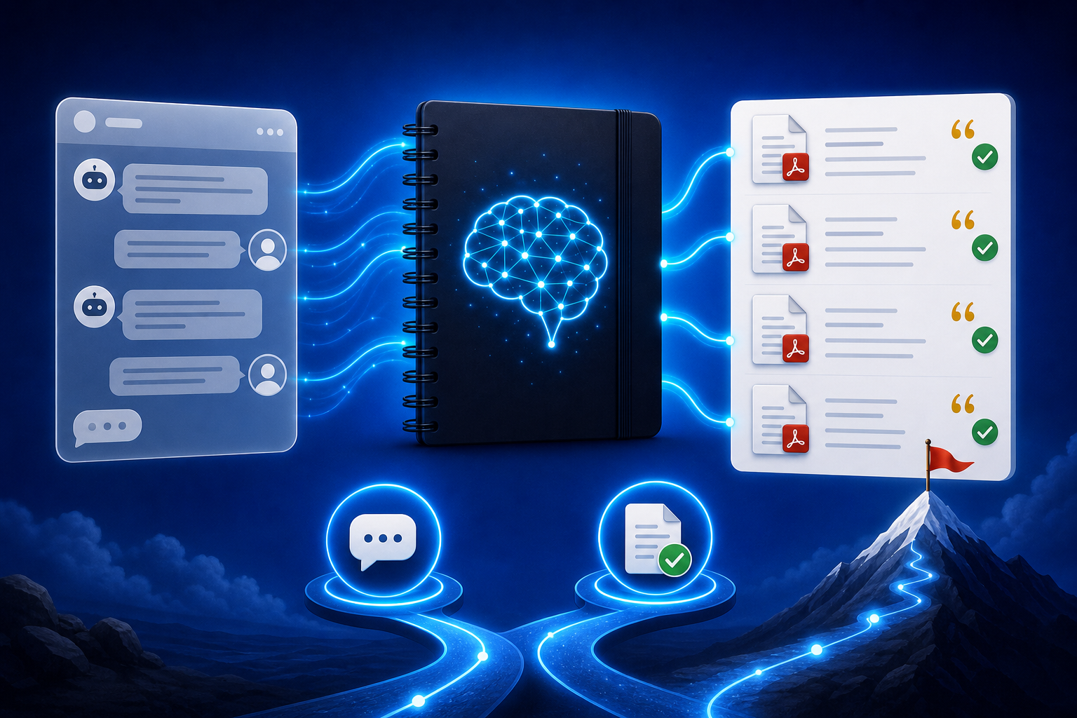 NotebookLM vs ChatGPT 完全指南：源本 AI 笔记工具和通用对话模型怎么选
